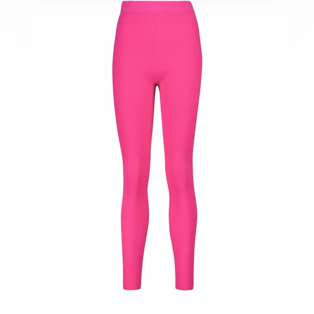 Jacquemus - Le Legging Arancia knit leggings - Pink Ribbed Leggings - NWT